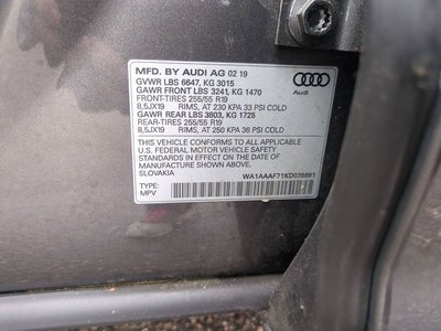 2019 Audi Q7 55 Premium quattro