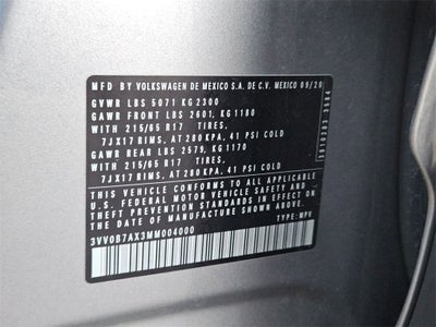 2021 Volkswagen Tiguan 2.0T S