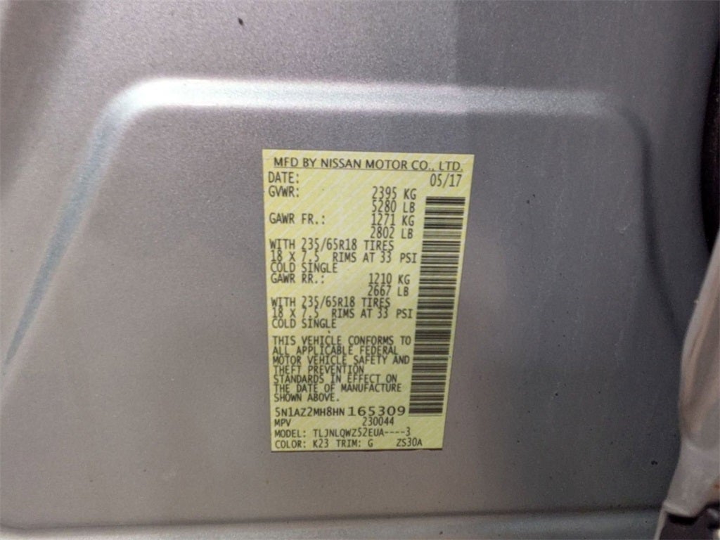 2017 Nissan Murano SV