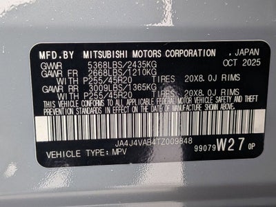 2026 Mitsubishi Outlander SE