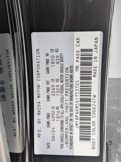 2025 Mazda Mazda3 2.5 S Select Sport