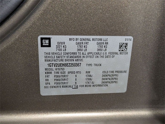 2014 GMC Sierra 1500 SLE