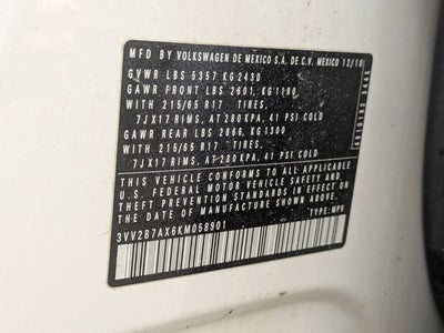 2019 Volkswagen Tiguan 2.0T SE 4Motion