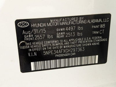2016 Hyundai Sonata Sport
