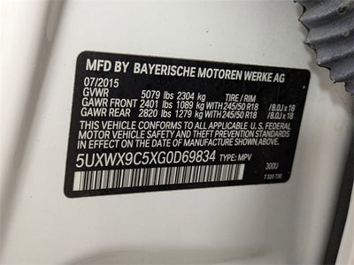 2016 BMW X3 xDrive28i