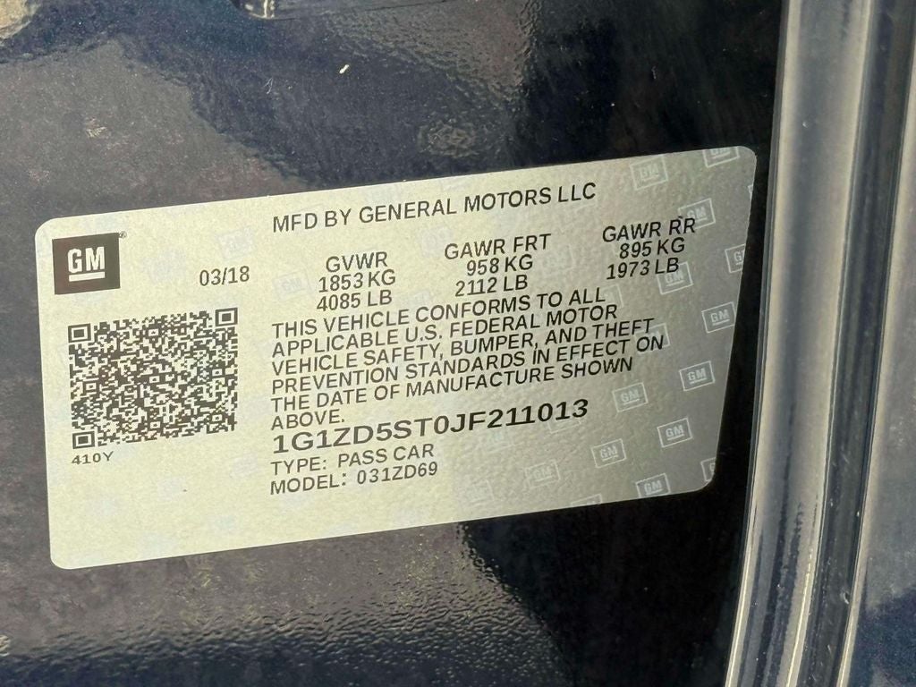 2018 Chevrolet Malibu LT