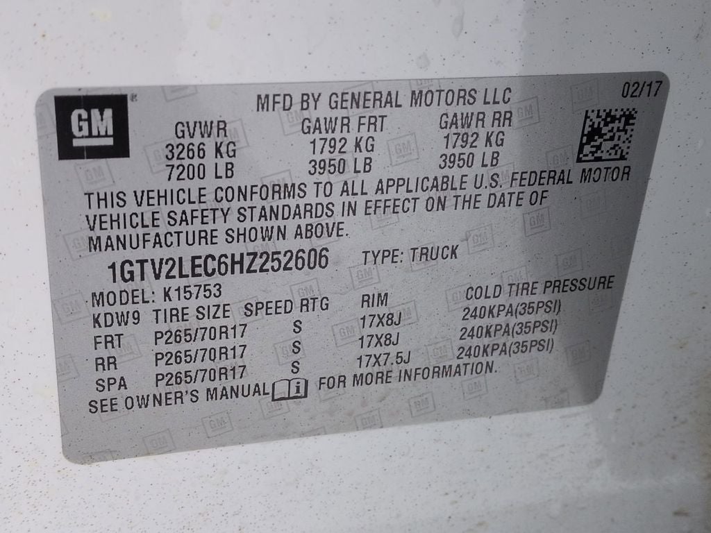 2017 GMC Sierra 1500 Base