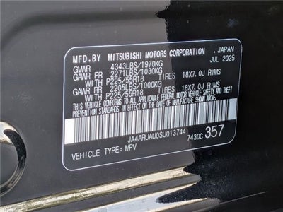 2025 Mitsubishi Outlander Sport 2.0 SE