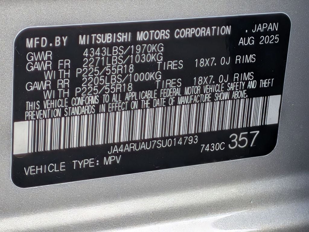 2025 Mitsubishi Outlander Sport 2.0 ES