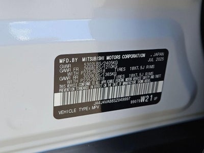 2025 Mitsubishi Outlander SE