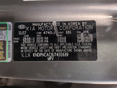 2018 Kia Sportage EX