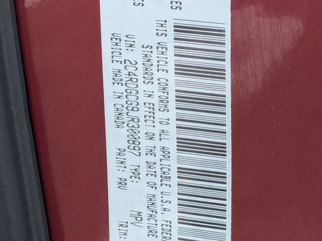 2018 Dodge Grand Caravan SXT