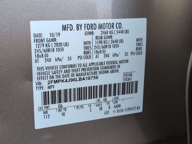 2020 Ford Edge SEL