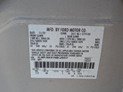 2022 Lincoln Nautilus Reserve