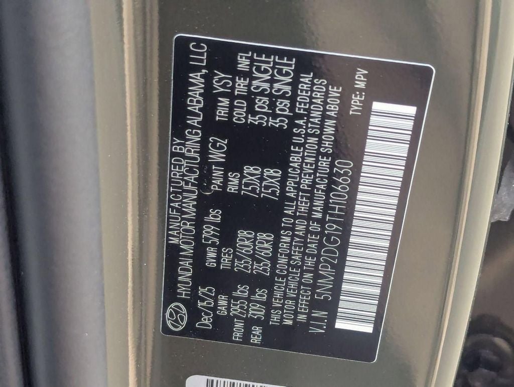 2026 Hyundai Santa Fe Hybrid SEL