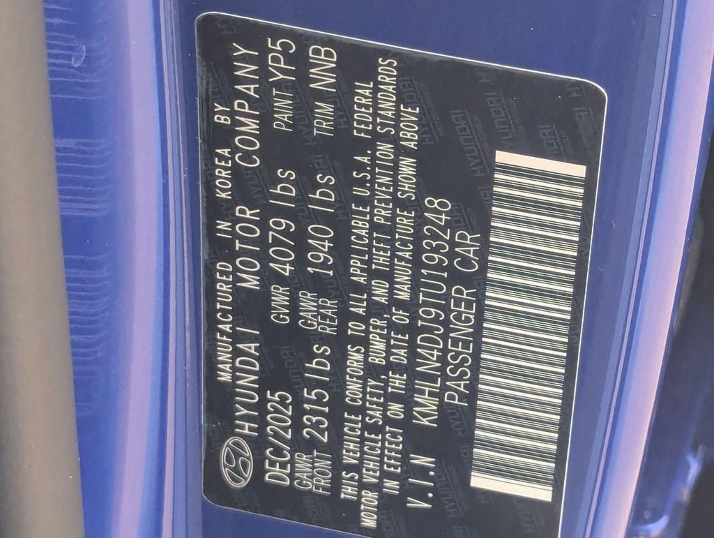 2026 Hyundai Elantra Hybrid Limited