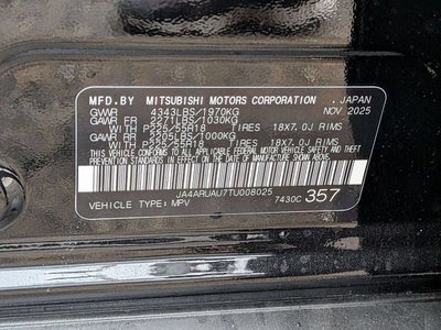 2026 Mitsubishi Outlander Sport 2.0 LE
