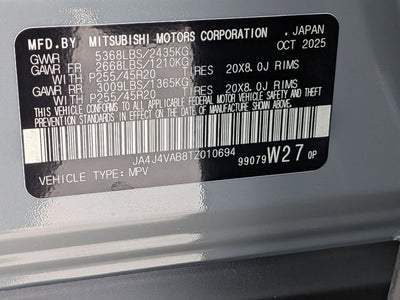 2026 Mitsubishi Outlander SE