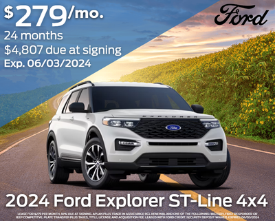 2024 Ford Explorer XLT ST LINE 4X4